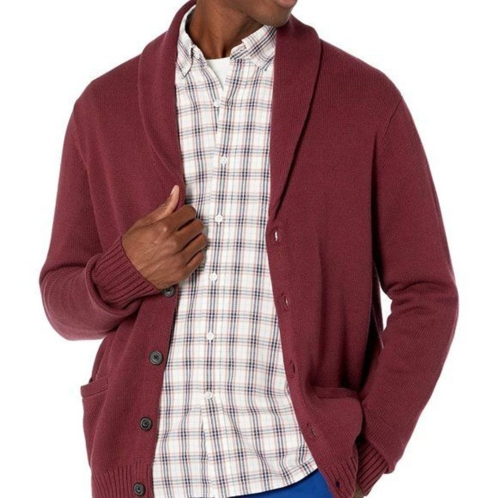 Goodthreads Men's pocket front Cardigan Sweater